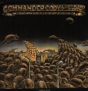 Commander Cody And His Lost Planet Airmen - Live From Deep In The Heart Of Texas LP used