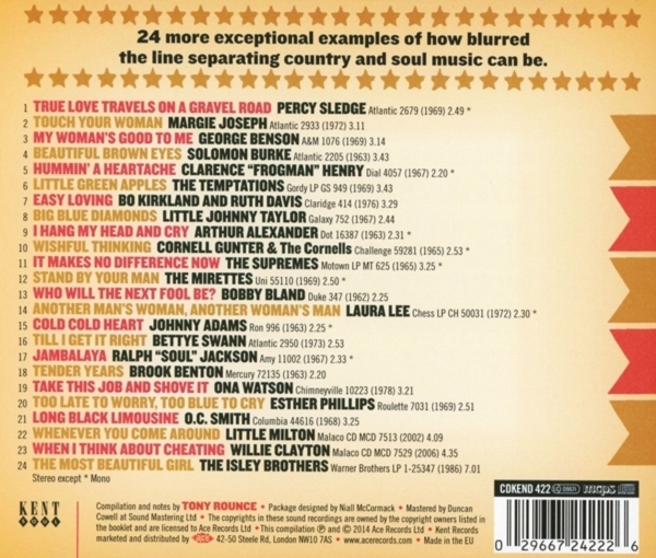 Where Country Meets Soul - Vol. 3/Cold Cold Heart CD used