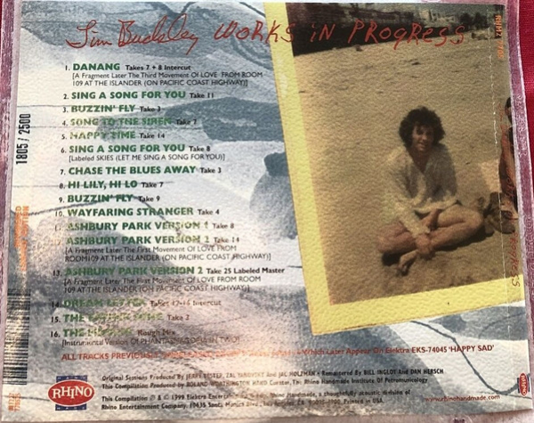 Tim Buckley - Works In Progress CD used